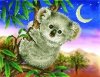 Haft diamentowy Diamond Dotz Diamentowa mozaika Koala 56x45cm DD7012
