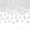 Armatka konfetti White papier okrągły 28cm 9916657