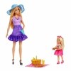 Lalka Barbie Family & Friends Siostry Malibu i Chelsea na pikniku JBF43 MATTEL