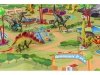 Zestaw Figurek Dinozaurów w kuferku + mata, Dinozaury 9 sztuk