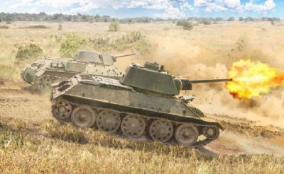 Italeri Model do sklejania T-34/76 Model 1943  (wersja PL)