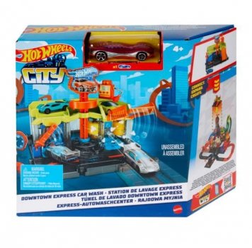Hot Wheels City Zestaw Rajdowa myjnia
