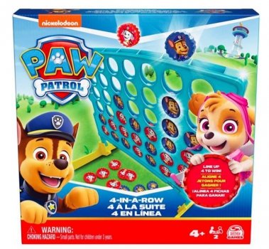 Spin Master Gra 4 W Rzędzie Psi Patrol