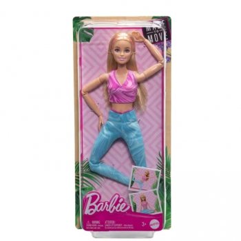 Mattel Lalka Barbie Made to Move Blond włosy