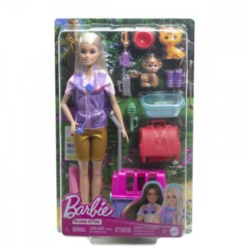 Mattel Lalka Barbie Ratowniczka zwierząt Kariera