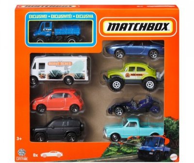 Mattel Zestaw pojazdów Matchbox 8-pak 1:64 mix