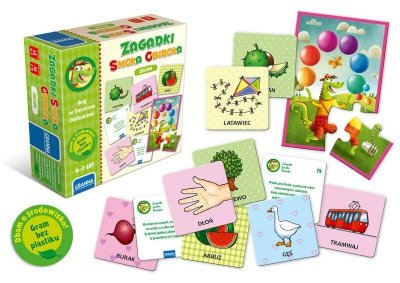 Zagadki Smoka Obiboka zielone gra GRANNA 00357