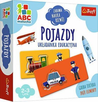 PROMO Pojazdy ABC Malucha gra edukacyjna 01942 Trefl p12