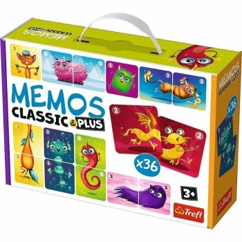 PROMO Memos classic&plus Urocze potworki gra Trefl 02273