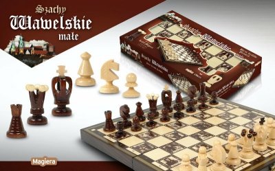 PROMO Szachy Wawelskie małe Poczet Królów Polskich MAGIERA