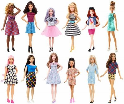 Barbie Fashionistas Lalki Modne przyjaciółki FBR37 DVX70 MATTEL mix