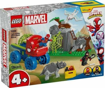 LEGO 11199 SPIDAY Misja ratunkowa zespołu Spidey’ego w dinoterenówce 6p