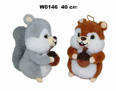 Maskotka Wiewiórka 40cm 2 kol 163431 SUN-DAY mix cena za 1 szt