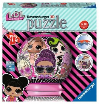 Puzzle 3D 72el kula LOL Surprise! 111626 RAVENSBURGER p6