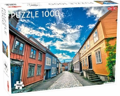 PROMO Puzzle 1000el Around the World, Nothern Stars: Trondheim Old Town TACTIC