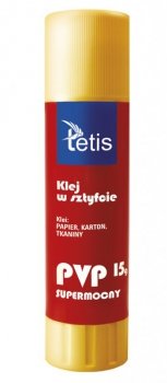 Klej w sztyfcie 15g PVP p20 TETIS cena za 1szt