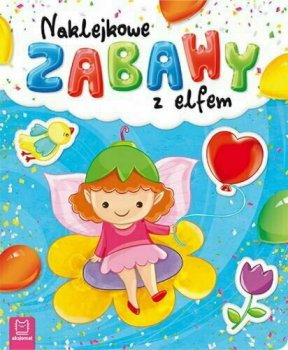 Książka Naklejkowe zabawy z elfem. Odklejam i naklejam.