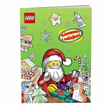 Książka LEGO ICONIC. Kolorowanka z naklejkami NA-6602