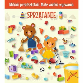 PROMO Książka Misiaki przedszkolaki. Małe wielkie wyzwania. Sprzątanie 09086 Trefl