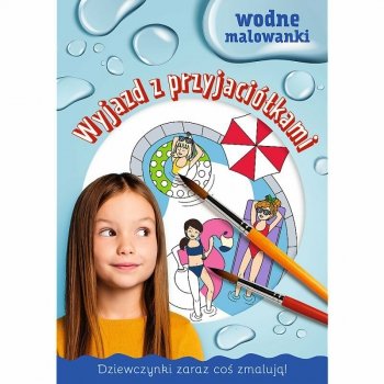 PROMO Dziewczynki zaraz coś zmalują. Malowanki wodne. Wyjazd z przyjaciółkami 09895 Trefl