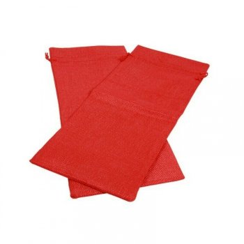 Woreczki jutowe 15x36cm czerwone WJ-03 p2