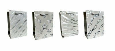 Torebka ozdobna prezentowa 4wz 12x16x6,5cm JP 631D