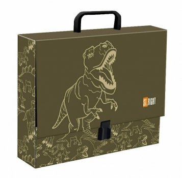 Teczka z rączką szeroka A4 XL STRIGHT T-Rex