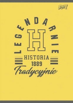 Zeszyt A5 60k krata laminowany Historia - ściąga College p10 cena za 1 szt