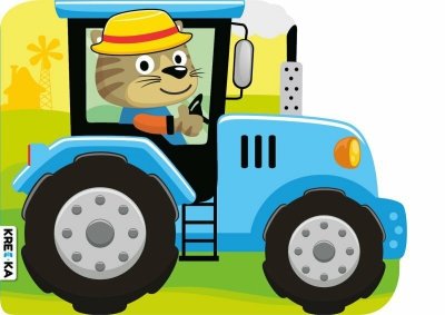 Książeczka Wykrojnik Traktor