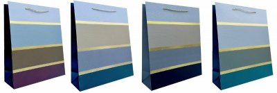Torebka ozdobna prezentowa 4wz 26x32x12cm JP 657B mix cena za 1 szt