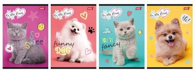 Zeszyt A5 32k krata laminowany My Little Friend p15, mix cena za 1 szt