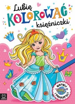Książeczka Lubię kolorować księżniczki
