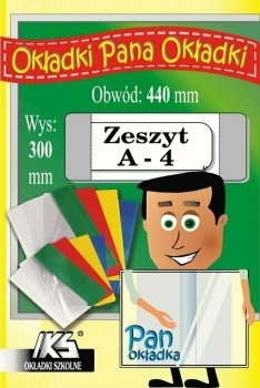 Okładka na zeszyt A4 wys. 300mm x obw. 440mm p10 IKS cena za 1szt