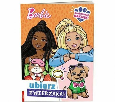 Książeczka Barbie. Ubierz Zwierzaka! DZW-1101