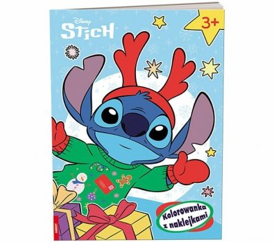 Kolorowanka z naklejkami. Stich. NA-9137