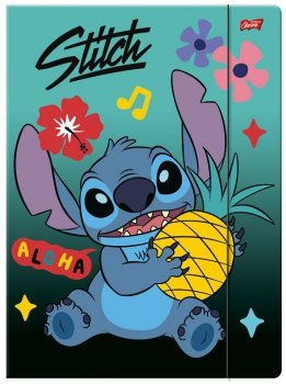 Teczka z gumką A4 Stitch Mint Aloha p10 cena za 1 szt