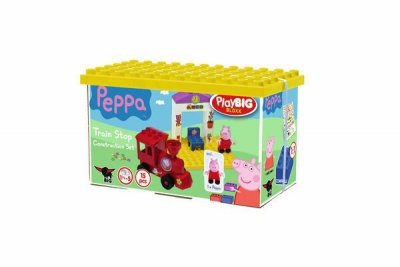 PROMO Klocki PlayBIG Bloxx Świnka Peppa Stacja kolejowa 19el 57072 SIMBA