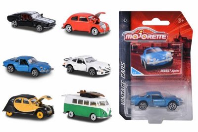 MAJORETTE Vintage 6wz blister, cena za 1szt.