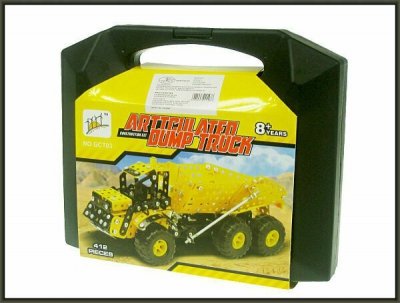 PROMO Ciężarówka metal do składania 412el. walizka GCT03