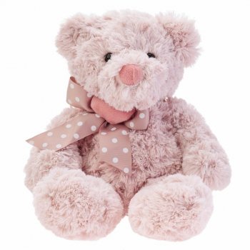 Maskotka Miś Maurizio pudrowy róż 38 cm 13520 BEPPE