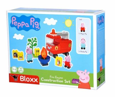 PROMO Klocki Wóz strażacki Świnki Peppy 40 elementów PlayBIG BLOXX 57146