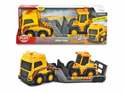 PROMO Volvo Truck Team 32cm światło dźwięk Construction Dickie