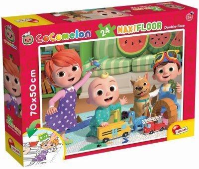 Puzzle dwustronne podłogowe 24el. Słoneczny dzień 90983 LISCIANI Cocomelon
