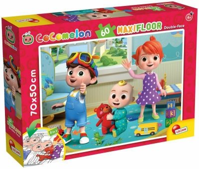 Puzzle dwustronne podłogowe 60el. Urocze przytulaski 91065 LISCIANI Cocomelon