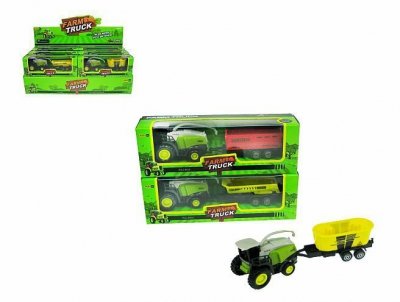 PROMO Maszyna rolnicza z przyczepą 8,5cm 4rodz 955-145 Hipo HXYC26 mix cena za 1 szt