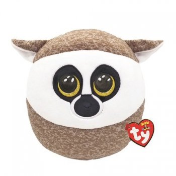 Maskotka poduszka TY Squish-a-Boos LINUS lemur 22cm 39220
