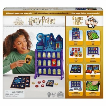 PROMO Hogwart pełen gier – 8 gier Harry Potter 6065471 Spin Master