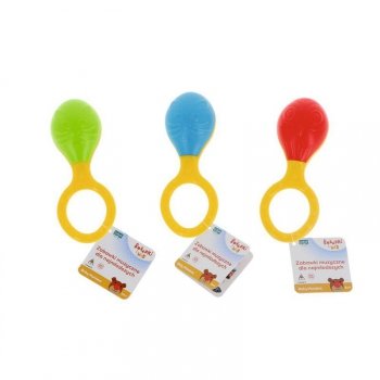 PROMO Zabawka muzyczna Baby Marakas Bobaski i Miś p24 61772 Trefl