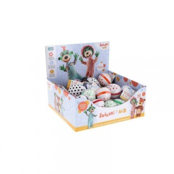 PROMO Zabawka muzyczna Grzechotka Jajko Bobaski i Miś p40 61771 Trefl