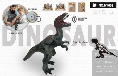 PROMO Dinozaur z dźwiękiem HY609